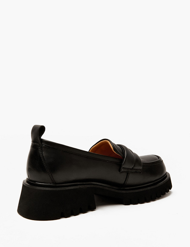 Черные женские лоферы  MASCOTTE 58-411911-0102 | ракурс 4 Черные женские лоферы  MASCOTTE 58-411911-0102 | ракурс 4