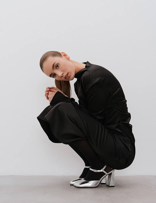 Серебристые женские туфли MASCOTTE 126-511311-0116 | ракурс 8