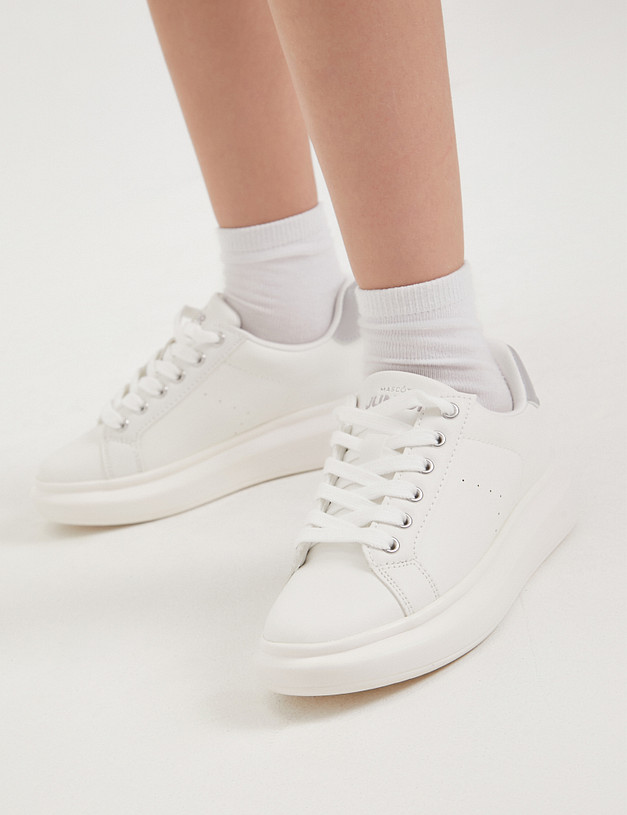 Белые детские кеды  MASCOTTE 64-411921-0601 | ракурс 9