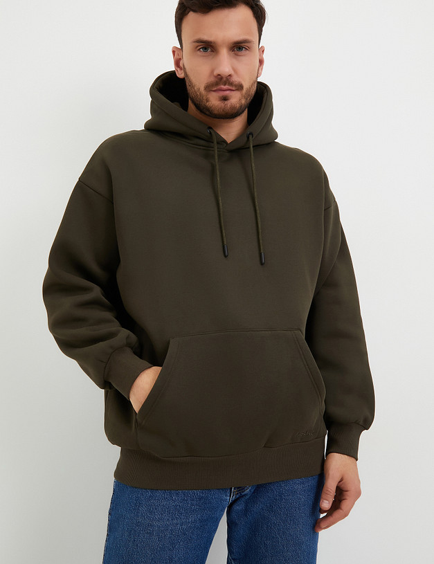 Зеленое мужское худи MASCOTTE 234-3360-2604 | ракурс 2