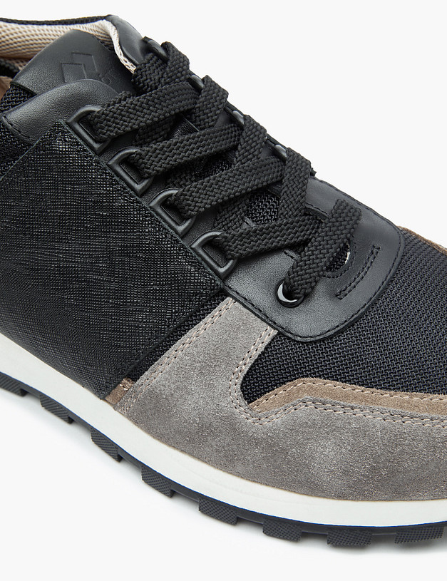 Серо-бежевые мужские кроссовки MASCOTTE 58-3212322-2247M | ракурс 6