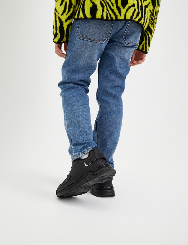 Черные кроссовки для девочек MASCOTTE 234-321521-0602 | ракурс 9