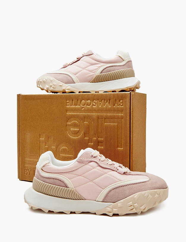 Розовые женские кроссовки MASCOTTE 64-411421-0206 | ракурс 6