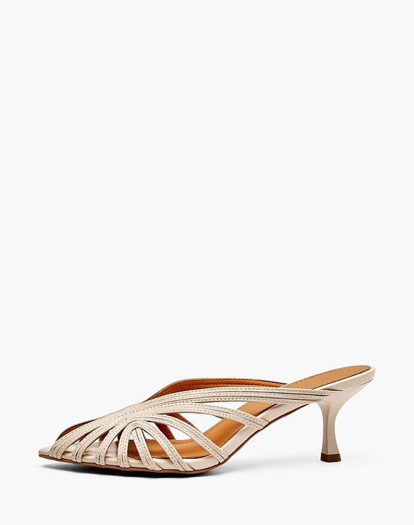 233-6103014-6568M Туфли летние женские нат.кожа/нат.кожа молочн, Mascotte