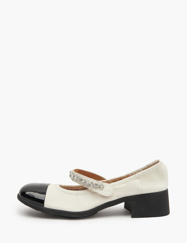 Молочные женские туфли Мэри Джейн 126-511911-0501