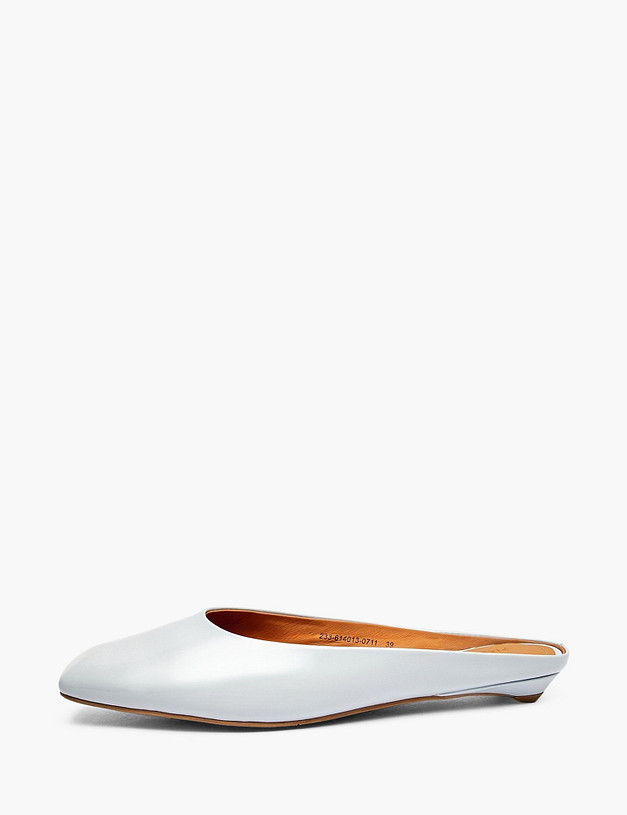 Голубые женские сабо MASCOTTE 233-614013-0711 | ракурс 1