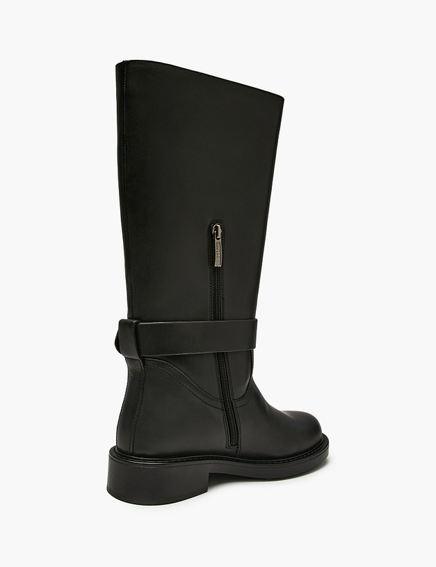 Черные женские зимние сапоги MASCOTTE 15-522231-0102 | ракурс 3