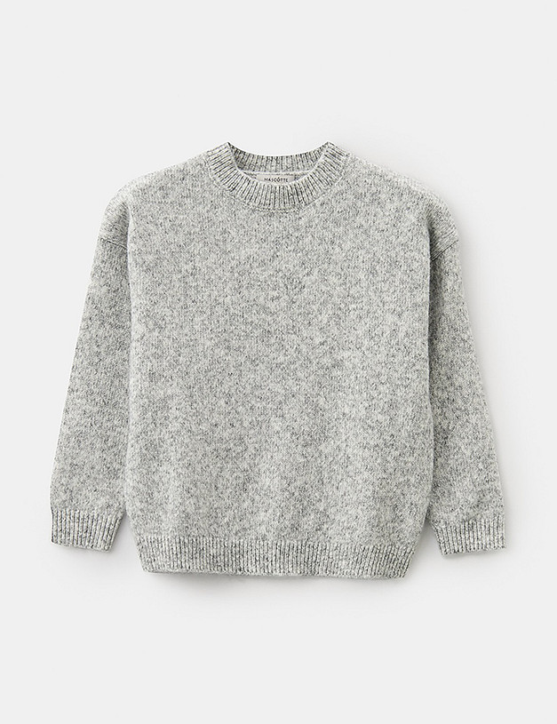 Серый джемпер для девочек MASCOTTE 900-4212-2410 | ракурс 6