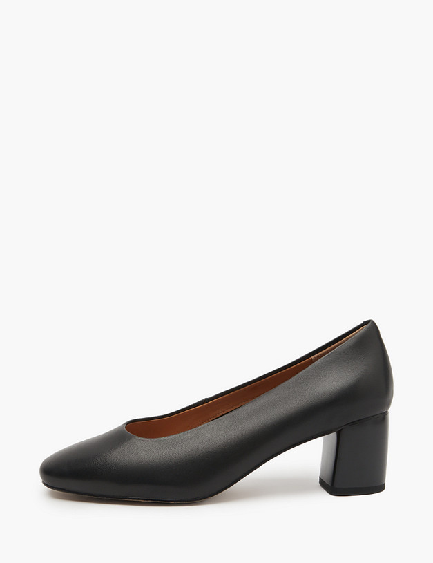 Черные женские туфли из кожи MASCOTTE 233-510811-3501M | ракурс 1