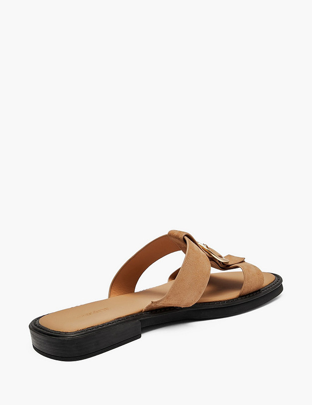 Коричневые женские сабо MASCOTTE 233-6103514-4697M | ракурс 3