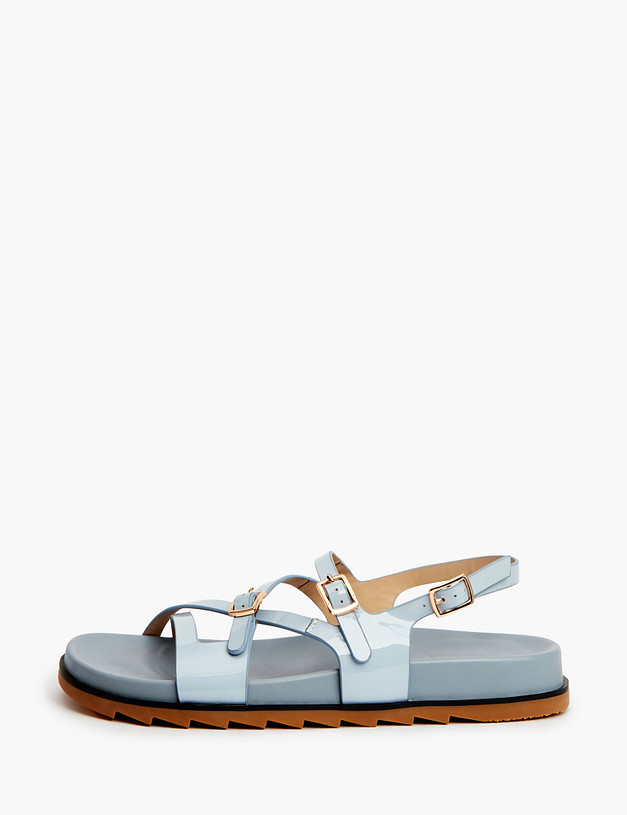 Голубые женские сандалии MASCOTTE 233-2143715-3715M | ракурс 3 Голубые женские сандалии MASCOTTE 233-2143715-3715M | ракурс 3