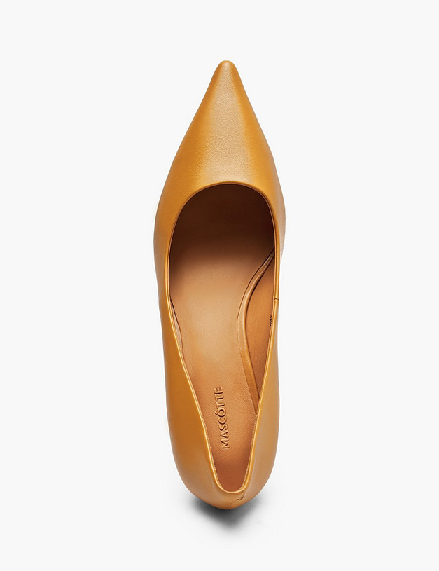 Желтые женские туфли MASCOTTE 100-611611-0518 | ракурс 4