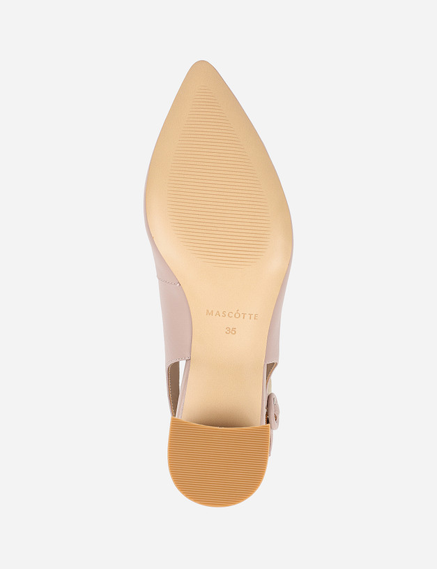 Бежевые женские туфли MASCOTTE 15-912211-3523M | ракурс 5