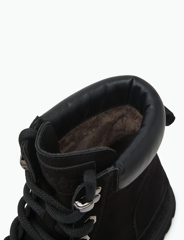 Черные женские ботинки MASCOTTE 234-325021-0202 | ракурс 7