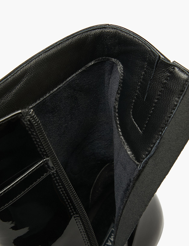 Черные женские лакированные ботильоны MASCOTTE 126-424022-3701M | ракурс 6