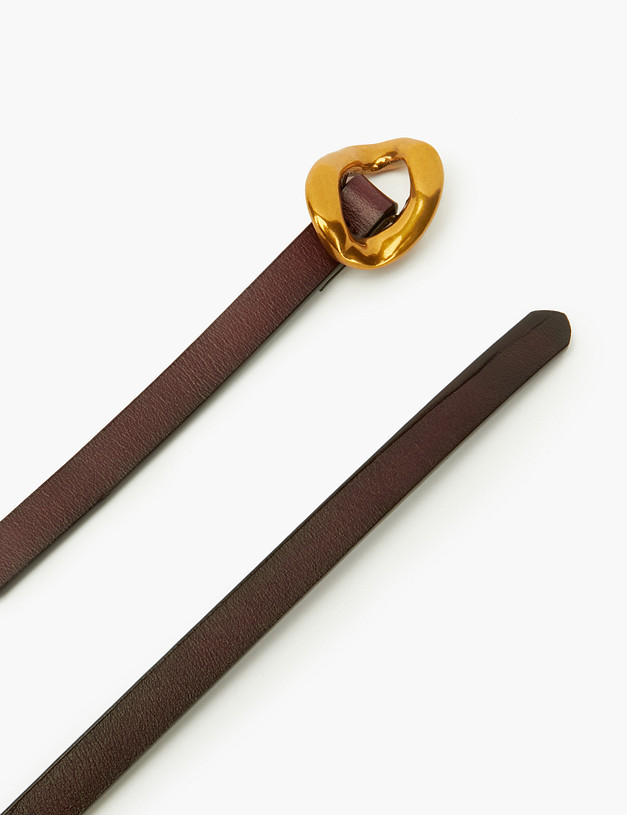 Коричневый женский ремень MASCOTTE 701-2101-605 | ракурс 3