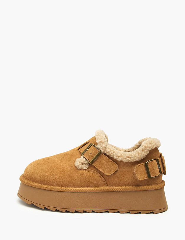 Бежевые женские угги MASCOTTE 234-520551-0208 | ракурс 1