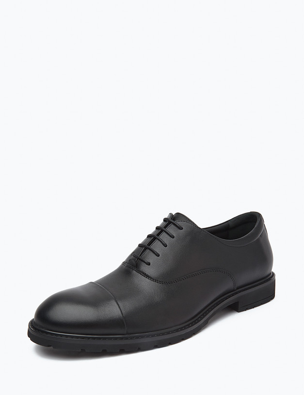 Черные мужские оксфорды MASCOTTE 128-023814-3128M | ракурс 2