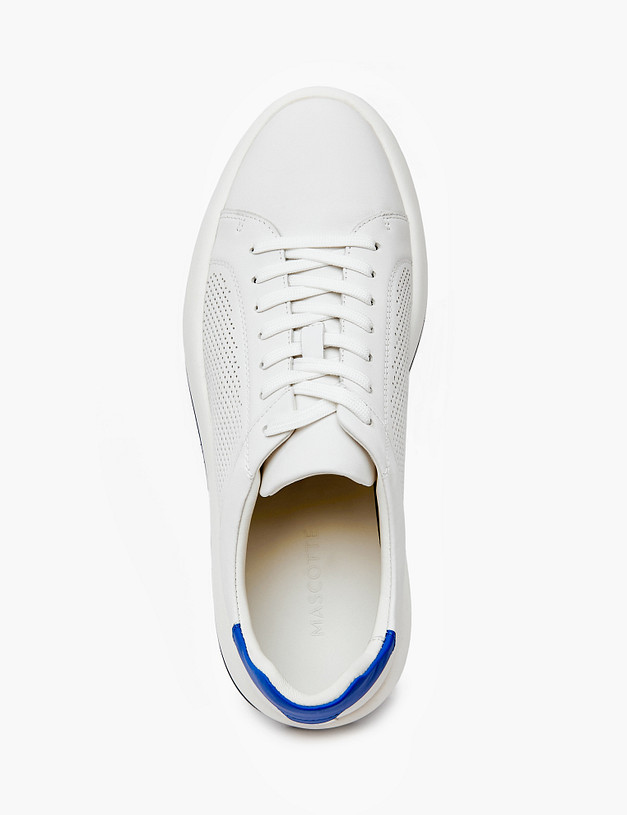 Белые мужские кеды MASCOTTE 175-413512-0101 | ракурс 4