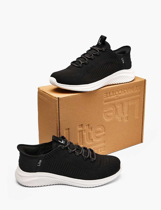 Черные мужские кроссовки MASCOTTE 64-611891-0202 | ракурс 7