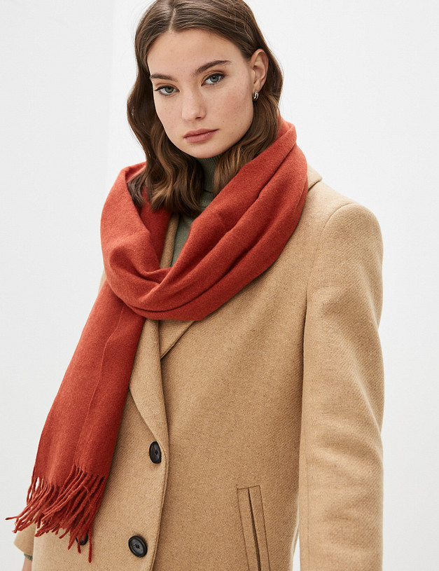 Красный женский шарф MASCOTTE 766-1216-2413 | ракурс 1