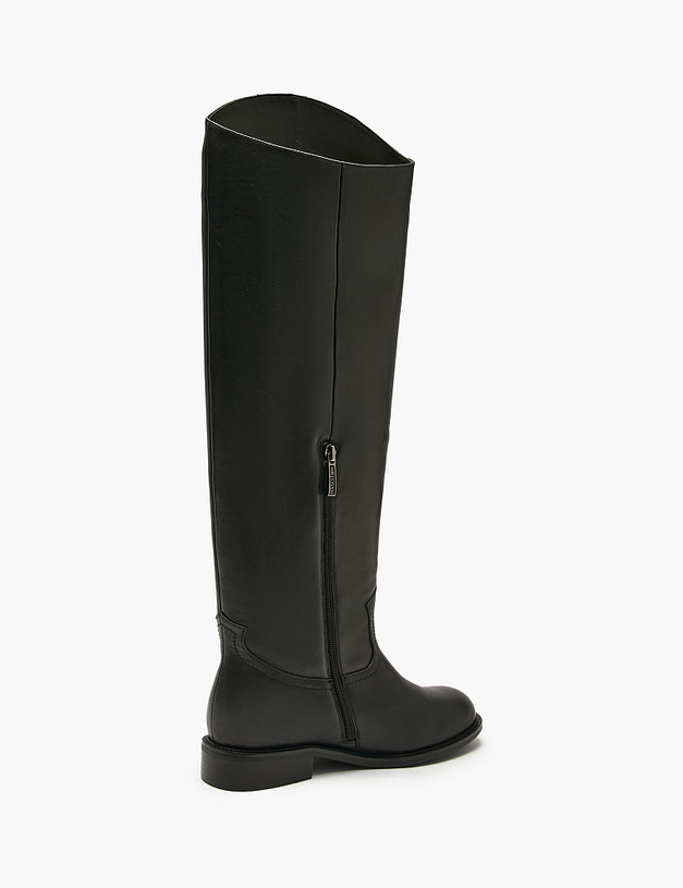 Черные женские сапоги MASCOTTE 100-521321-0102 | ракурс 5