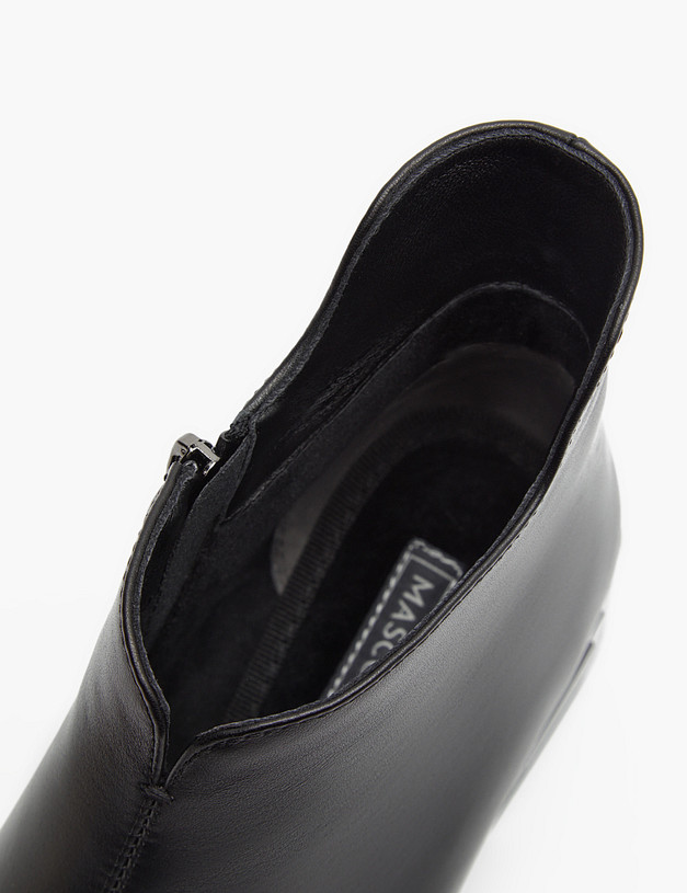 Черные женские ботильоны из кожи MASCOTTE 234-310121-0102 | ракурс 6