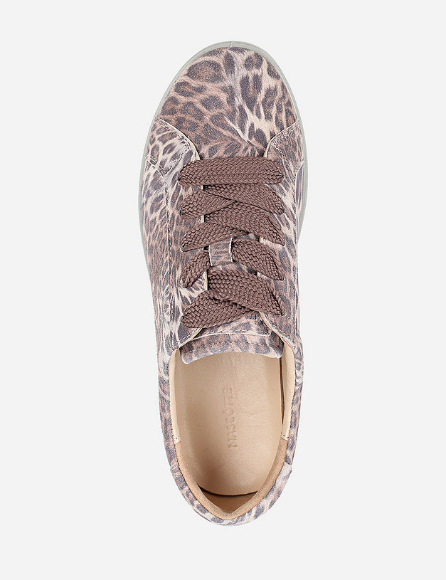 Коричневые женские кеды MASCOTTE 104-0166811-0609 | ракурс 5