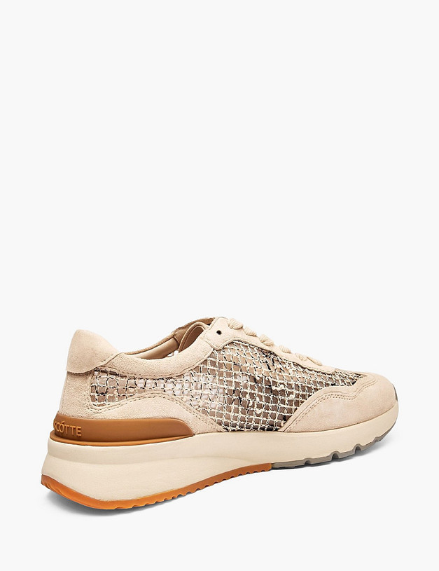 Бежевые женские кросовки MASCOTTE 22-6160196-5621M | ракурс 3