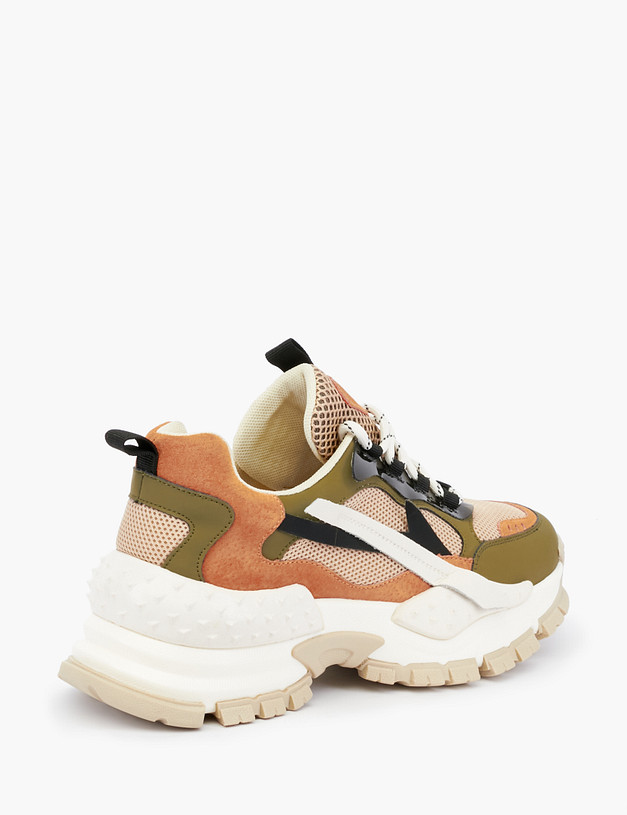 Массивные женские кроссовки MASCOTTE 234-213221-0104 | ракурс 4 Массивные женские кроссовки MASCOTTE 234-213221-0104 | ракурс 4