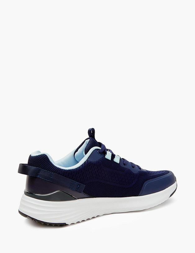 Синие мужские кроссовки из текстиля и кожи MASCOTTE 18-412821-0203 | ракурс 3