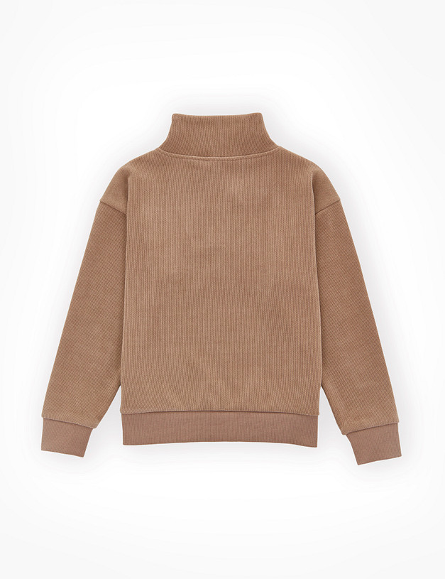 Джемпер для девочек цвета капучино MASCOTTE 888-5215-2409 | ракурс 8