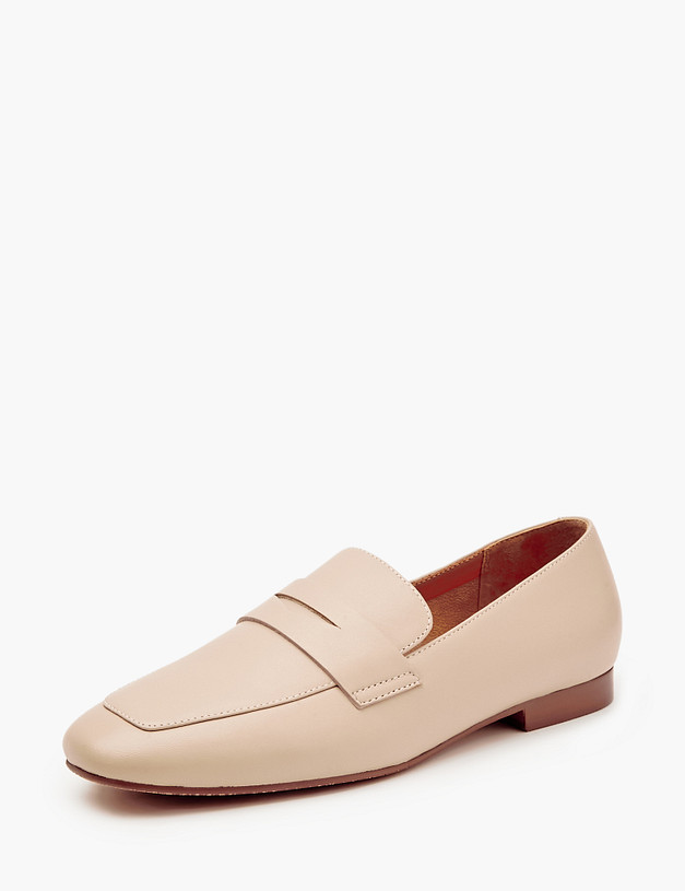 Бежевые женские лоферы MASCOTTE 175-417611-3509M | ракурс 2