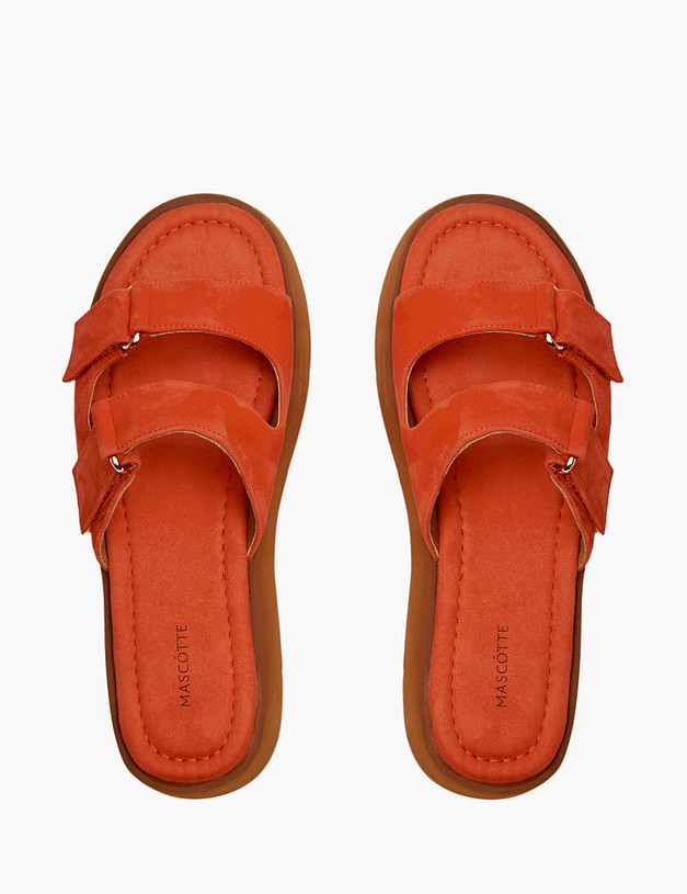 Красные женские сабо MASCOTTE 172-4126211-4640M | ракурс 4