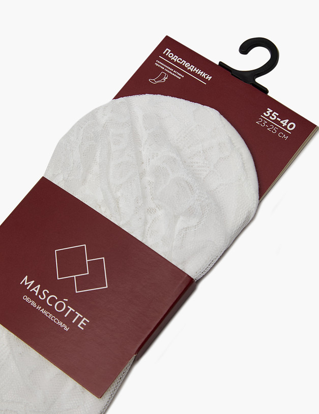 Белые женские подследники MASCOTTE 999-4109-7301 | ракурс 2