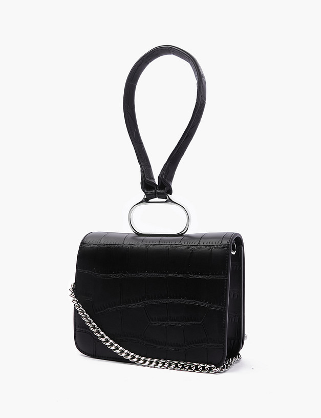 Черная женская сумка MASCOTTE 671-2106-602 | ракурс 2 Черная женская сумка MASCOTTE 671-2106-602 | ракурс 2