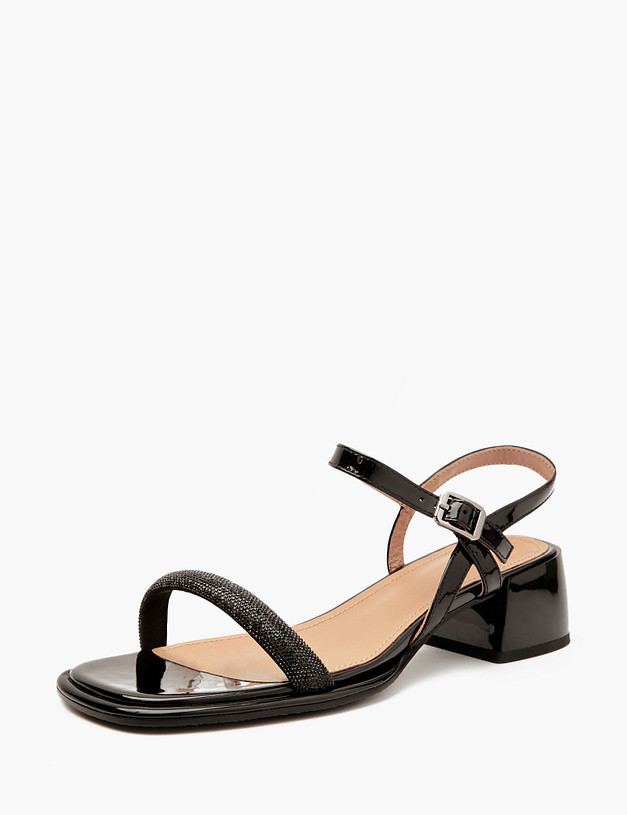 Черные женские босоножки MASCOTTE 233-4123511-3701M | ракурс 2