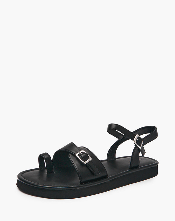 78-511661-0602 Туфли летние женские кож.спилок/и.кожа черн, Mascotte