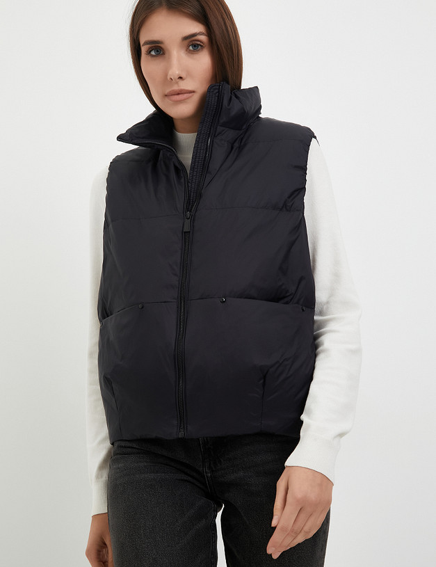 Черный женский жилет MASCOTTE 234-3320-2402 | ракурс 1