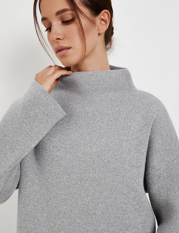 Серый женский шерстяной костюм MASCOTTE 990-5203-7510 | ракурс 5