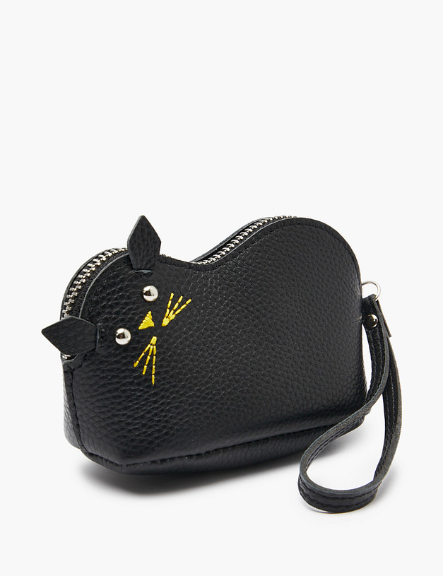 Черная женская ключница MASCOTTE 660-5112-102 | ракурс 3 Черная женская ключница MASCOTTE 660-5112-102 | ракурс 3
