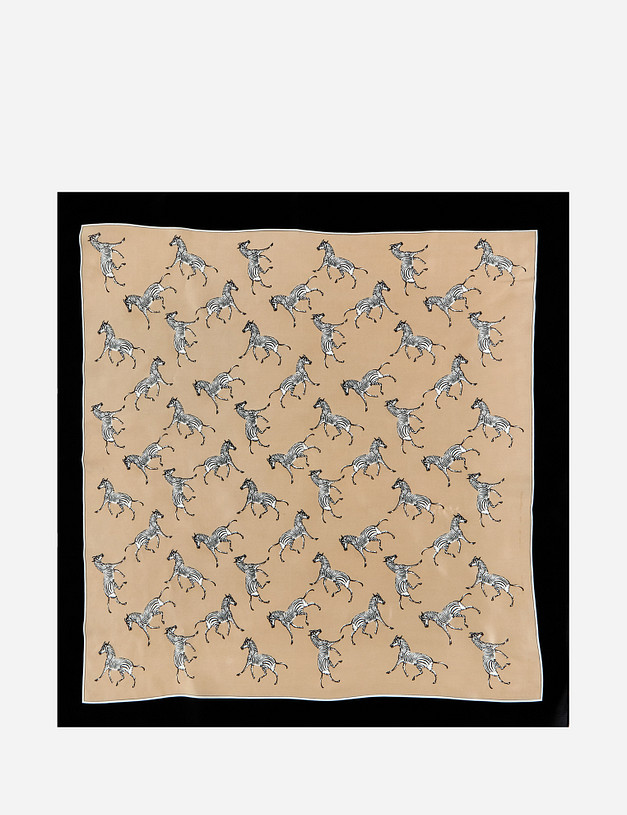 Бежевый женский платок MASCOTTE 730-1208-2408 | ракурс 1