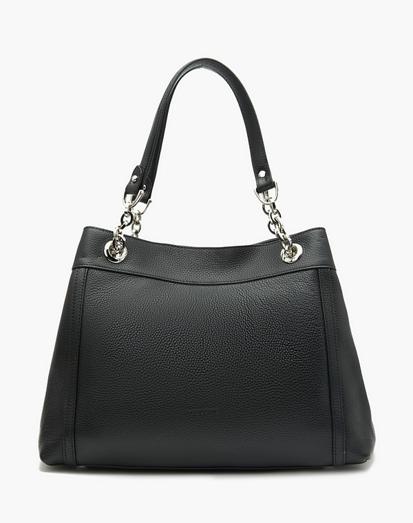 660-2254-102 Сумка женская нат.кожа-и.кожа/текстиль черн, M, Mascotte