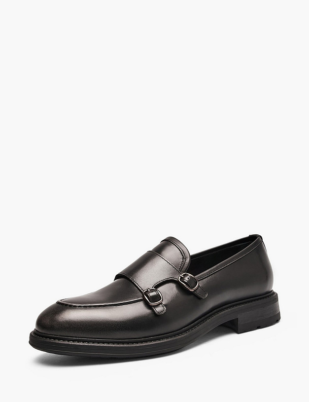 Черные мужские лоферы MASCOTTE 175-615311-6107M | ракурс 2