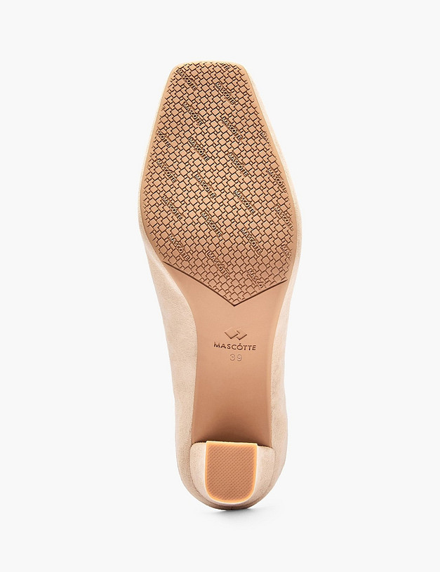 Молочные женские мюли MASCOTTE 175-6102013-5621M | ракурс 5
