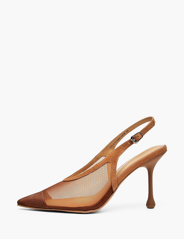 Темно-бежевые женские туфли MASCOTTE 175-6101896-0208 | ракурс 1