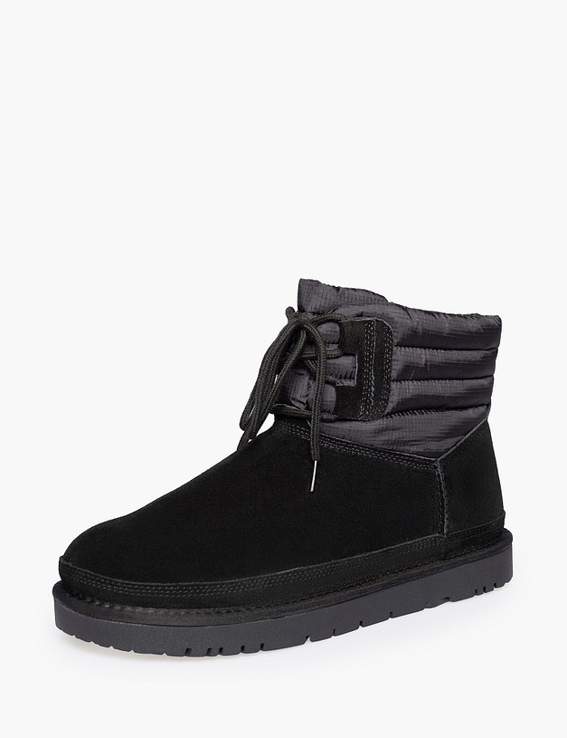 Черные мужские угги MASCOTTE 142-529334-0202 | ракурс 2