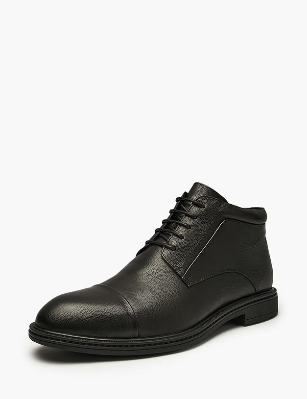 Черные мужские зимние ботинки MASCOTTE 142-521131-0102 | ракурс 2