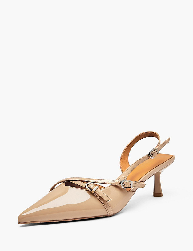 Бежевые женские туфли MASCOTTE 78-613413-0708 | ракурс 2