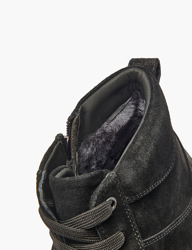 Черные мужские зимние ботинки MASCOTTE 22-520731-3205M | ракурс 6